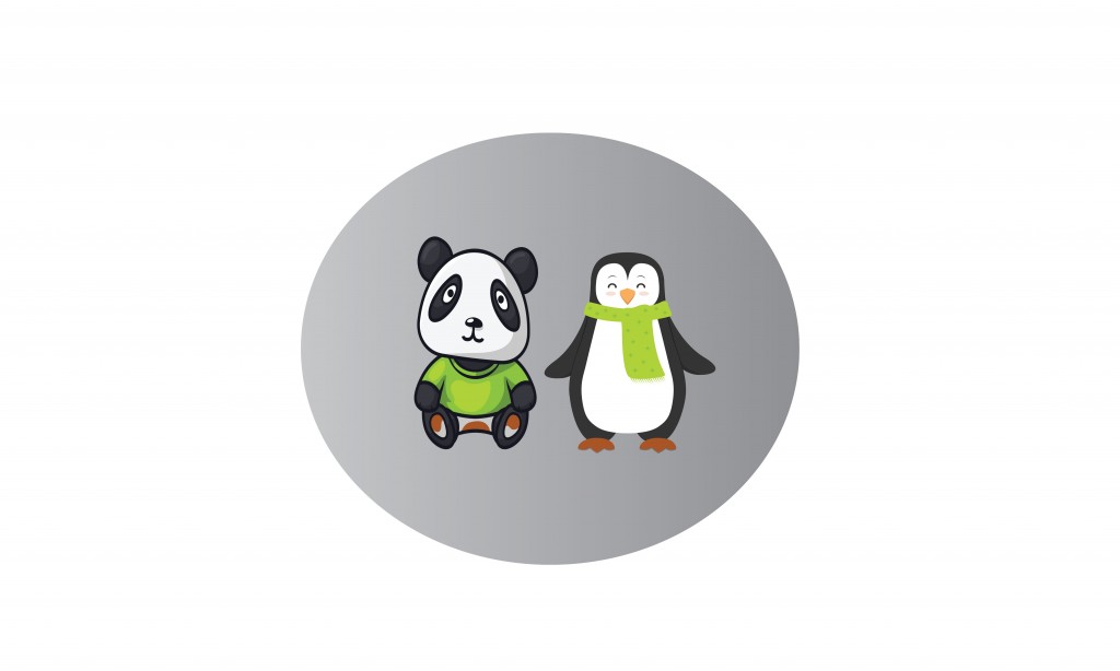 Panda and Penguin