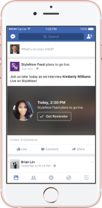 facebook live scheduling